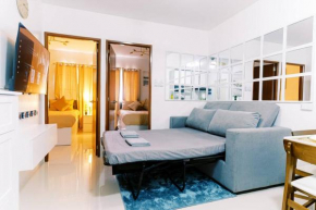 Palawan Cozy 2BR w Washer, Dryer, Gym, Pool for 6